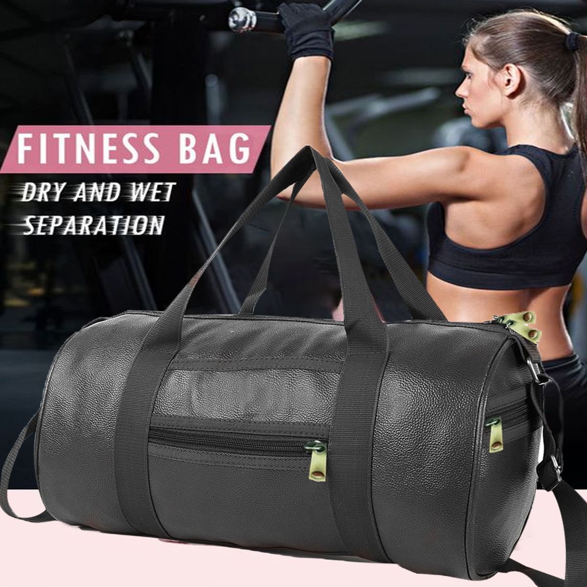 cool indians 20 L Gym Duffel Bag - Gym Duffle Bag/Gym Bag/Shoulder Bag/Sports Bag/20 L Gym & Travel Gym Bag - Black-picture-15