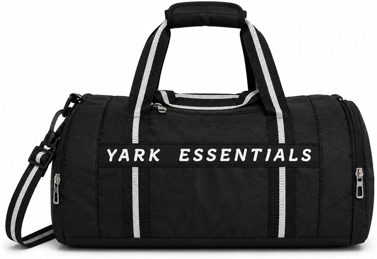 stylbase 30 L Gym Duffel Bag - Gym Bag Men & Women Adaptable Duffle Bag Travel Bag for Boys & Girls - Black-picture-1