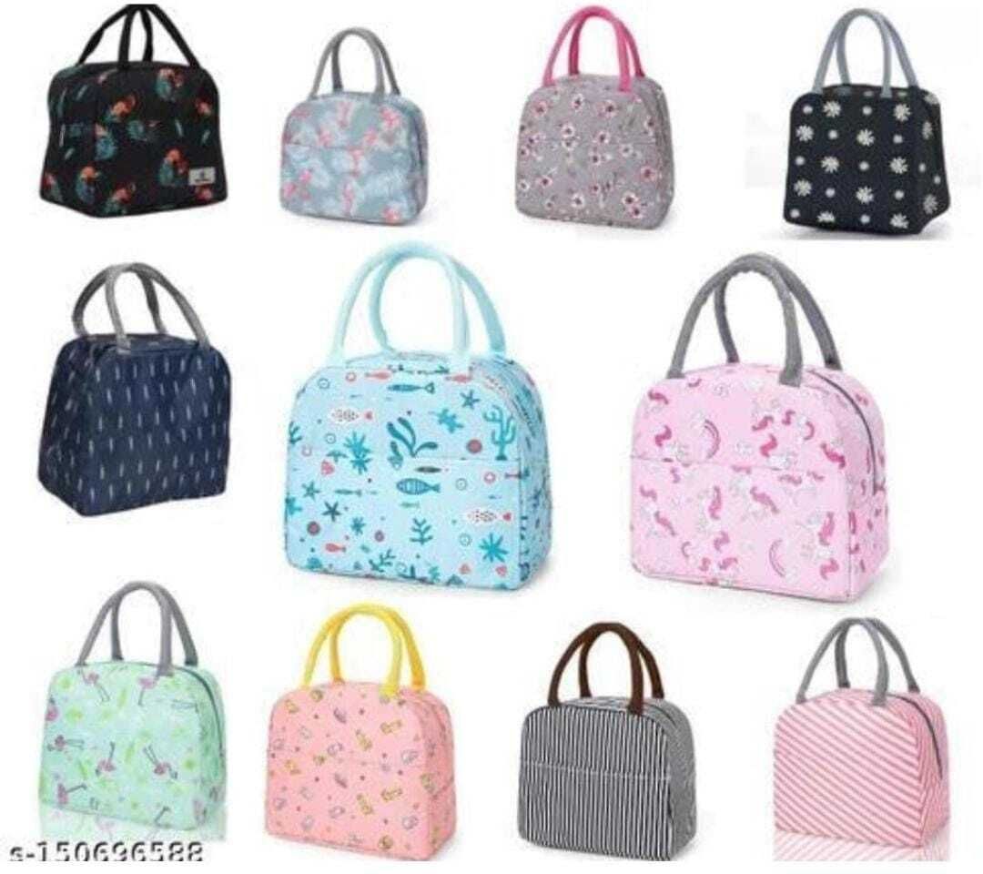 1 L Hand Duffel Bag - Lunch Bag Thermal Insulation Picnic Bag Portable Box Bag Group for Office - Multicolor - Regular Capacity-image-15