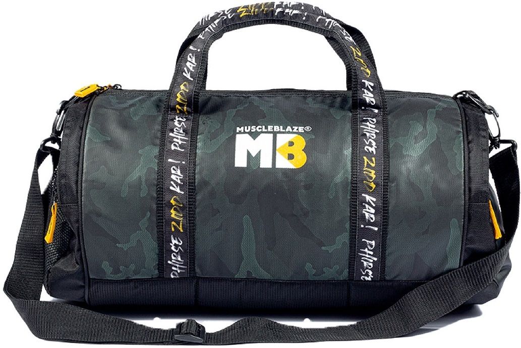 30 L Gym Duffel Bag - Gym Bag (Phirse Zidd Kar), Duffel Bag for Men and Women Camo, 30 l - Green