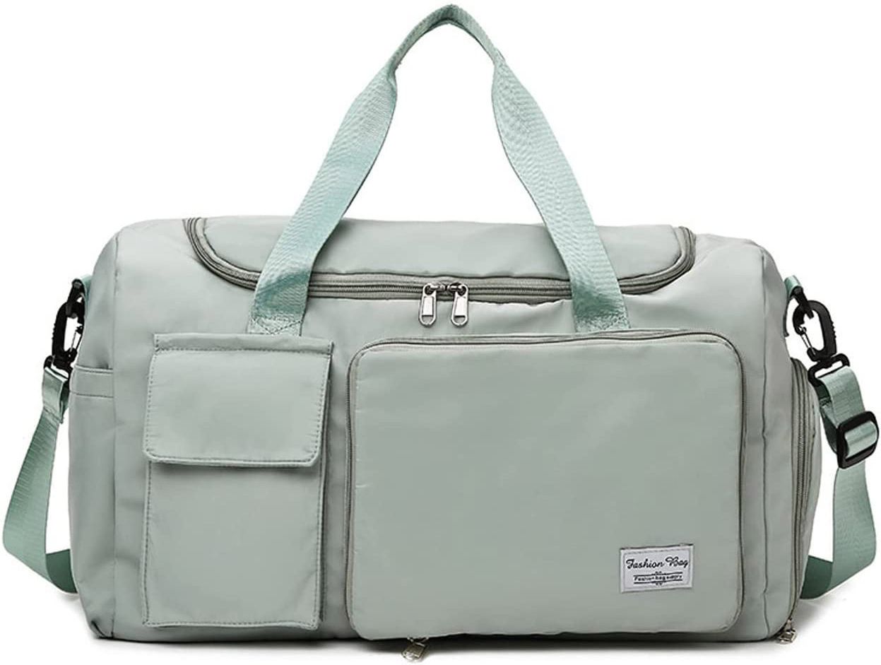 27 L Gym Duffel Bag - Nylon 27 L Gym Duffle Bag For Men & Women(Green, 50 x 20 x 28 cm) - Green-image-47