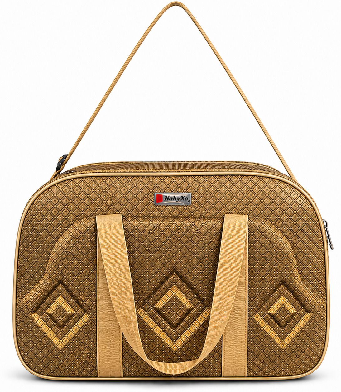 100 L Hand Duffel Bag - 22 Inch Large Spacious Duffle Bag For Both Boys & Girls - Yellow - Large Capacity-image-3