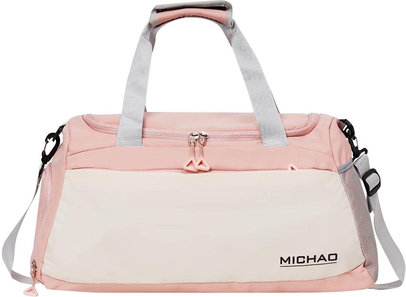 handcuffs 10 L Gym Duffel Bag - Gym Duffle Bags Stylish & Spacious Weekender Duffle Bag for Travel - Peach-picture-21