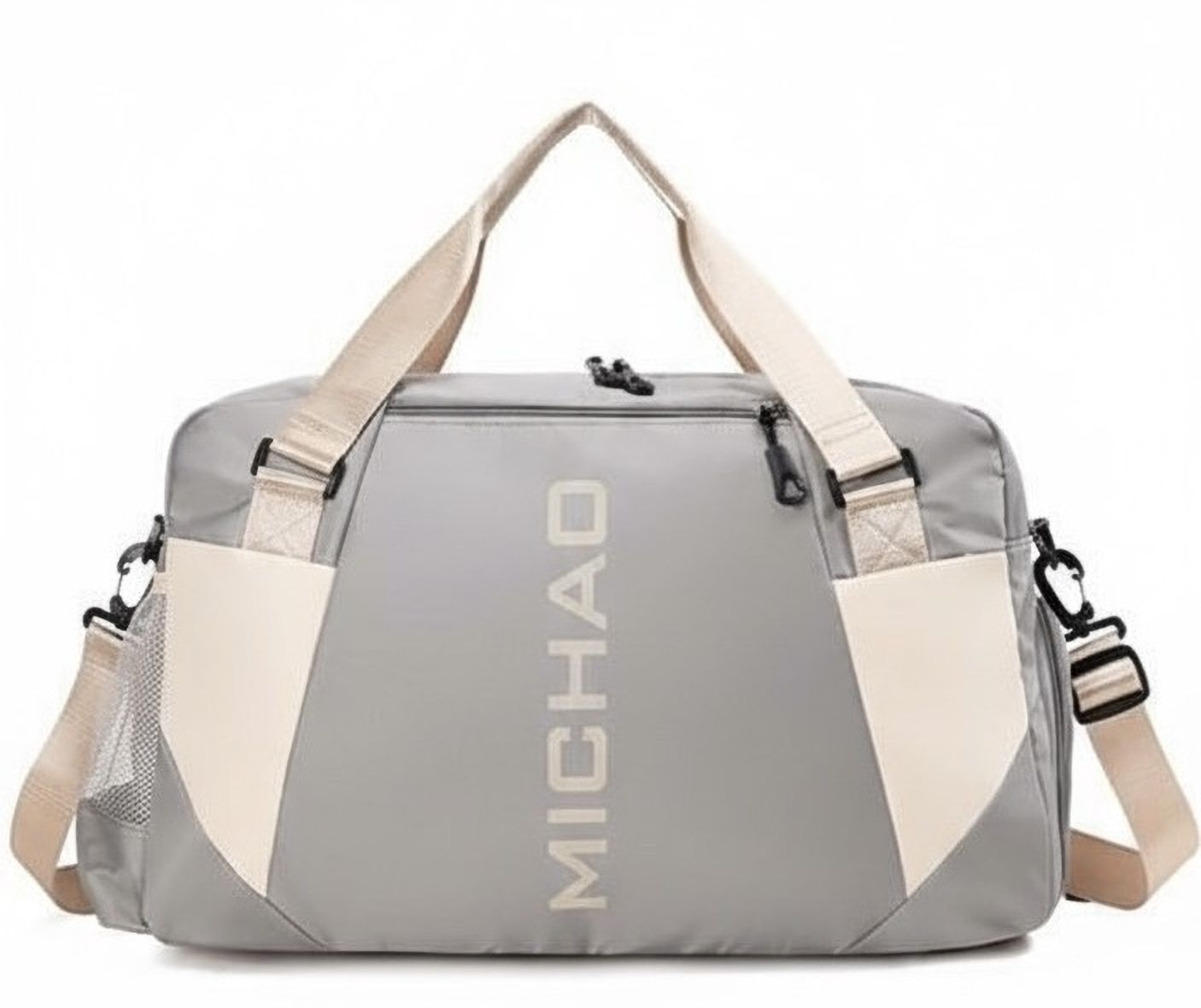 modish 80 L Gym Duffel Bag - Sports Gym Bag for Women or Men Travel Duffel Bag with Wet Pocket - Grey-picture-19