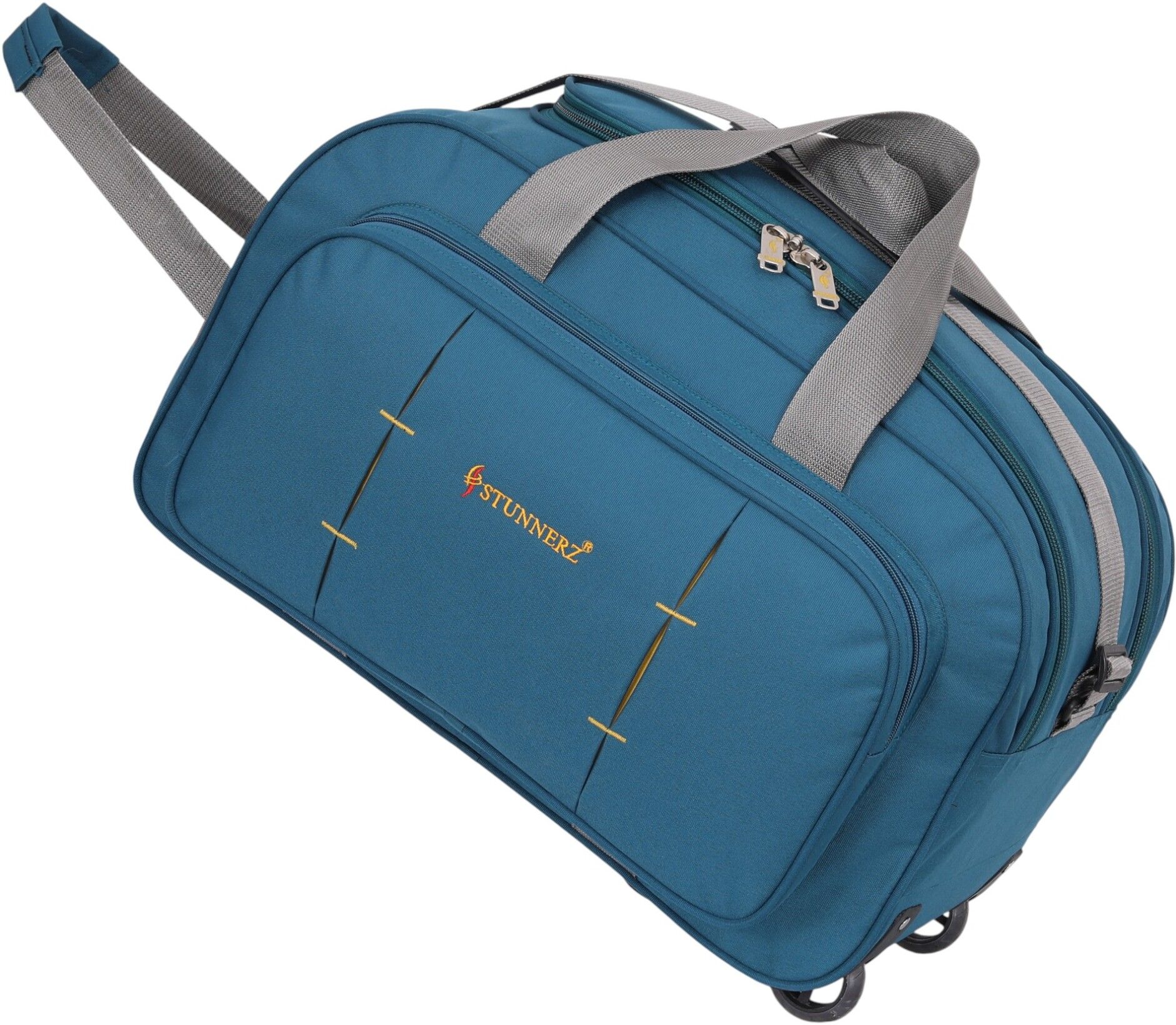 70 L Strolley Duffel Bag - - Premium Waterproof Laguauge Bag Duffel Bag For Tour & Travel Regular Capacity - Multicolor - Large Capacity-image-36
