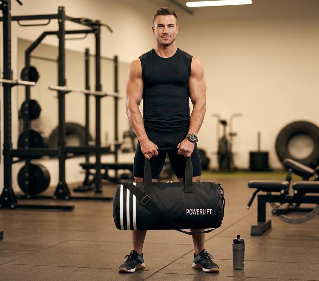 15 L Gym Duffel Bag - powerlift__ - Black-image-21