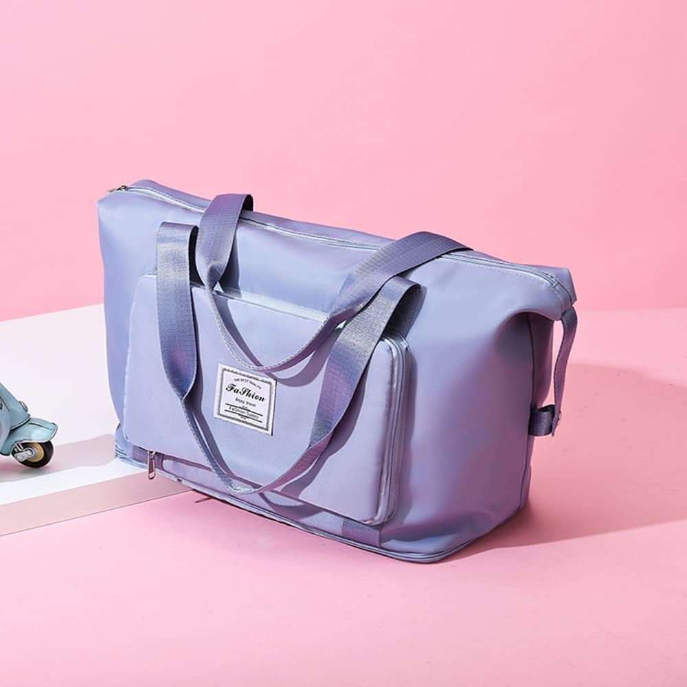 60 L Hand Duffel Bag - Duffle Bag Foldable Travel Bag Casual Storage Lightweight Waterproof - Blue - Large Capacity-image-47