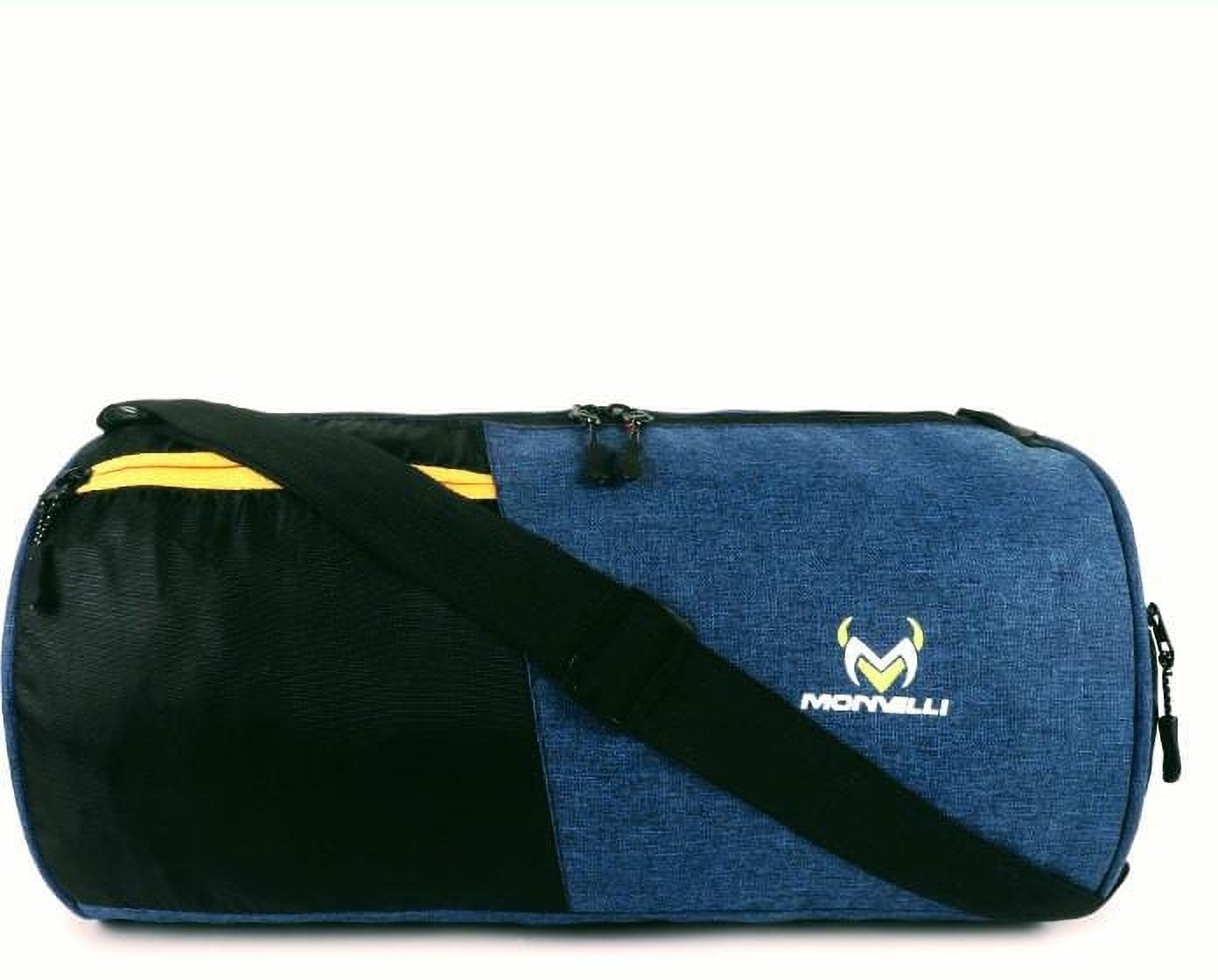 198 L Gym Duffel Bag - 2063-BLACK-BLUE-FUSSION-BAG - Blue, Black-image-18