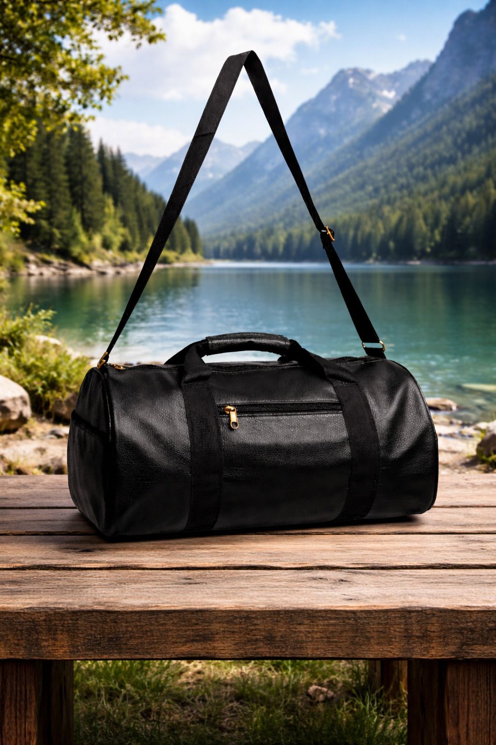 40 L Gym Duffel Bag - Moon Duffle Bag - Black-image-27