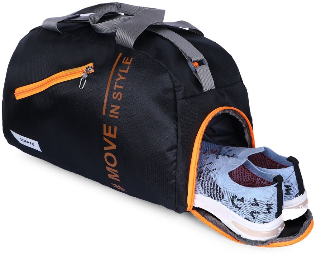 25 L Gym Duffel Bag - Premium gym bag duffle bag for men - Black-image-17