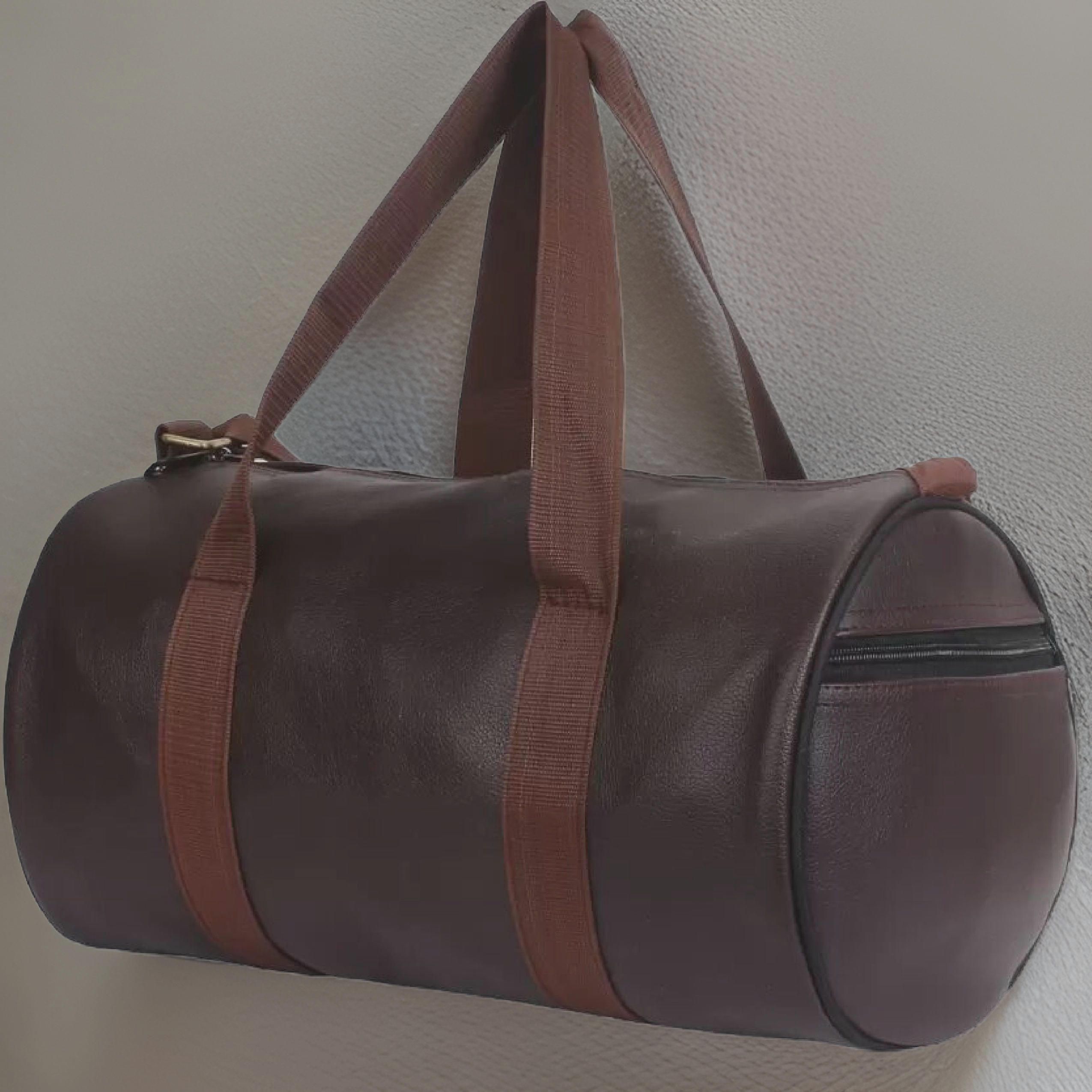 25 L Gym Duffel Bag - Sports Gym Bag for Men and Women, Travel Duffel Bag (S-18 INCH) - Brown