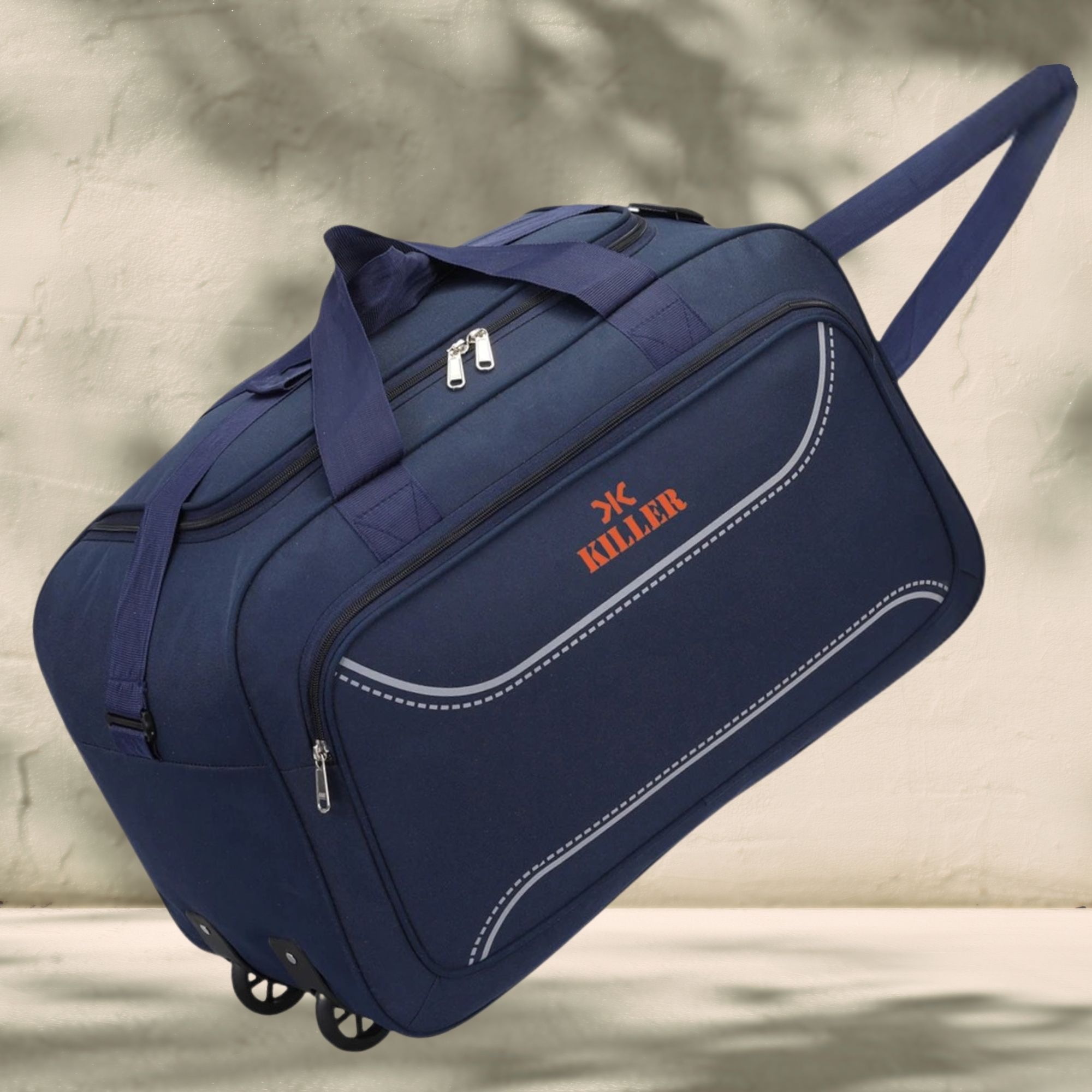 killer 75 L Strolley Duffel Bag - Premium 75L Unisex Luggage Bag For Tours & Travels Hostel Bag - Blue - Large Capacity-picture-27