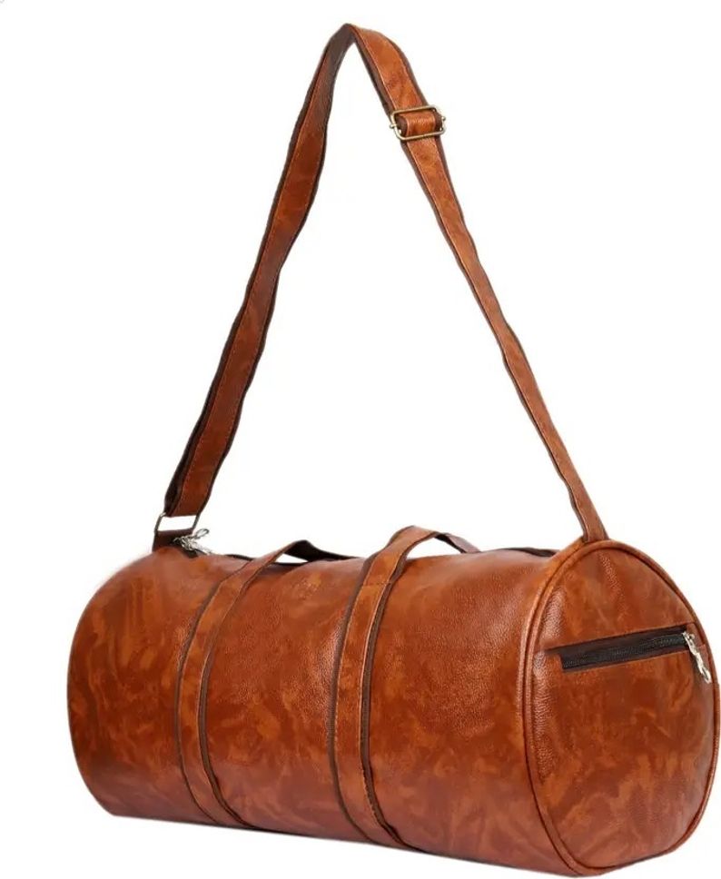 30 L Gym Duffel Bag - 30 L Duffle bag- duffle travel luggage bag- brown colour -large capacity - Beige-image-14