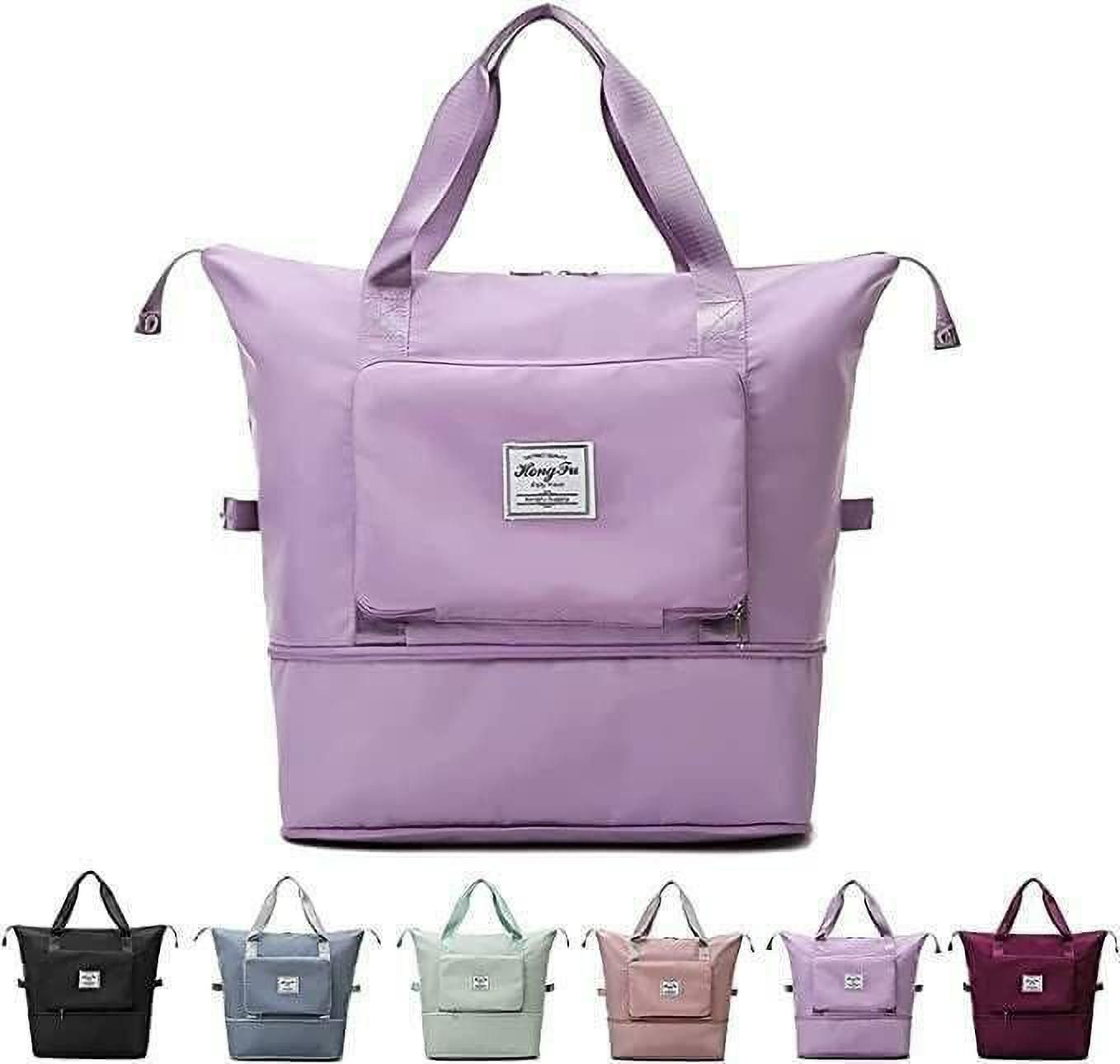 keskriva 1000 L Strolley Duffel Bag - Nylon 40 cm Travel Duffel Bag, Expandable Folding Travel Bag for Women - Multicolor - Large Capacity-picture-10
