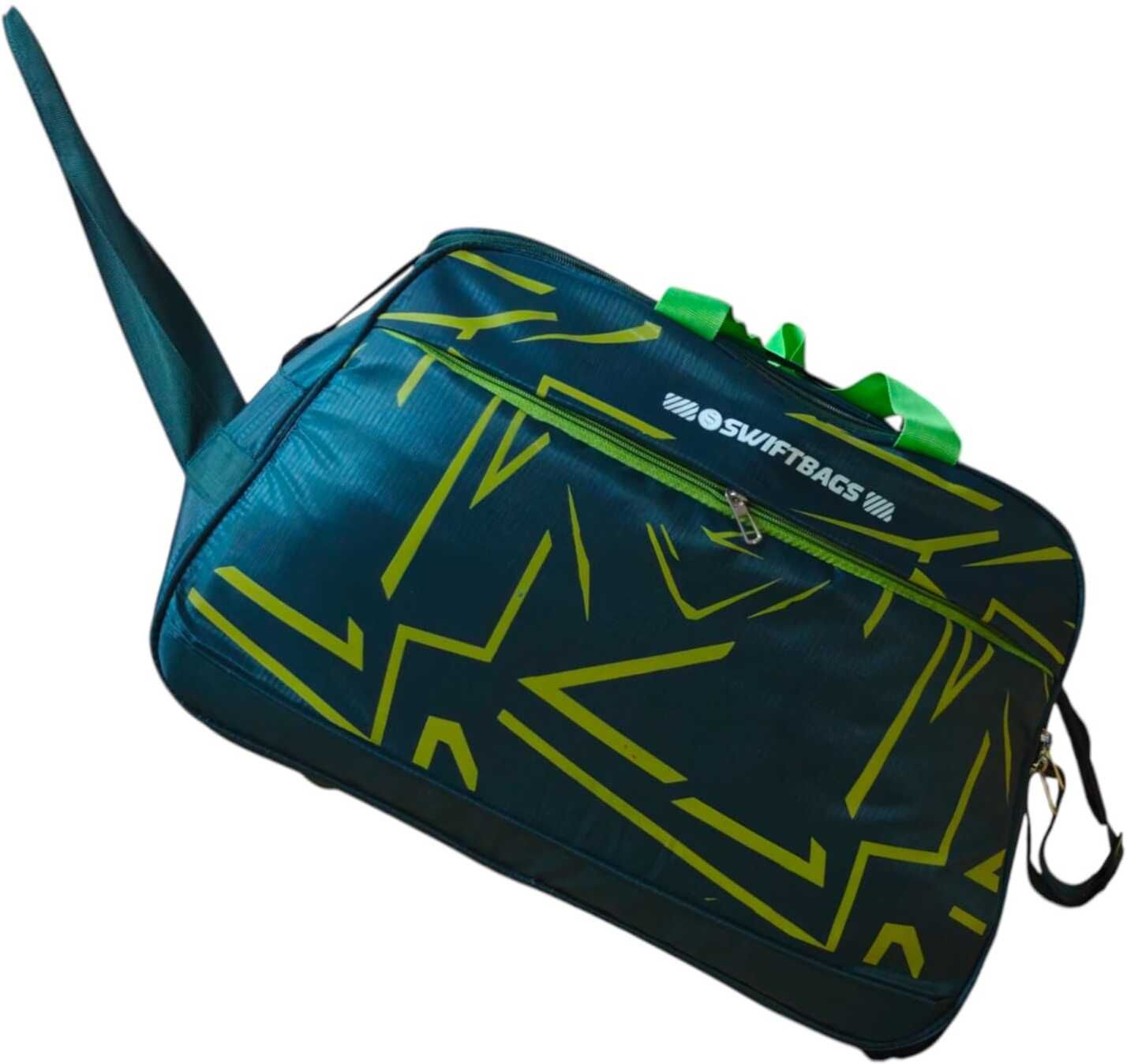60 L Strolley Duffel Bag - Expandable Large Capacity Folding Bag, Travel Waterproof Carry Travel Bag - Green - Large Capacity-image-34