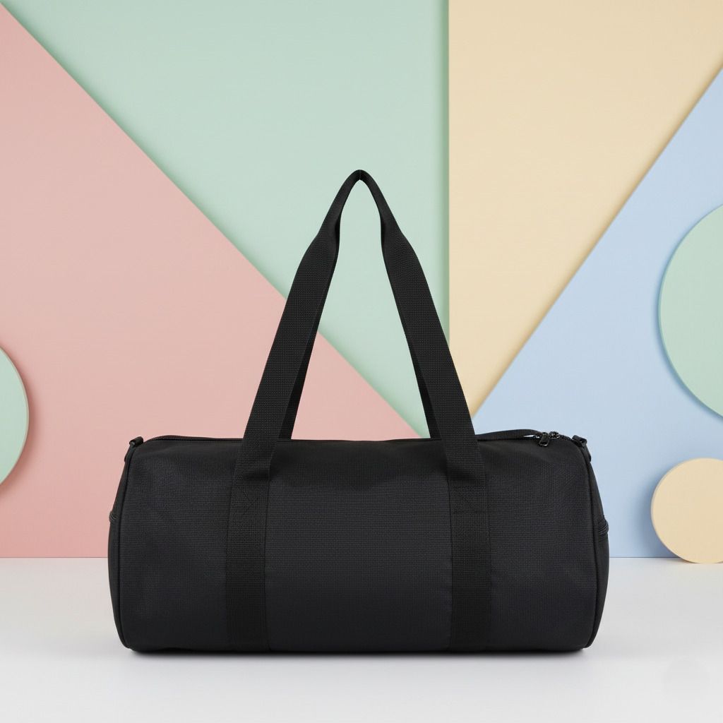 100 L Gym Duffel Bag - Black Duffel Bag - Black-image-30