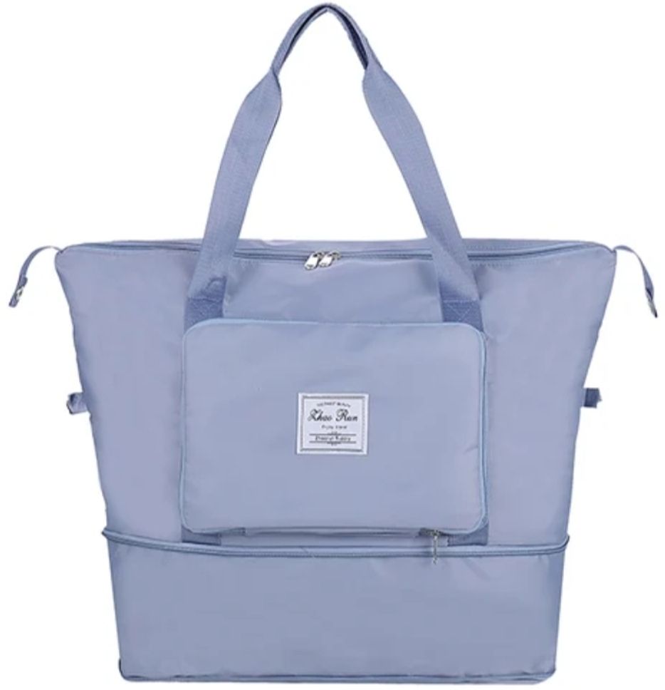 80 L Hand Duffel Bag - Latest Trending Folding Bag - Nude, Blue - Large Capacity-image-15