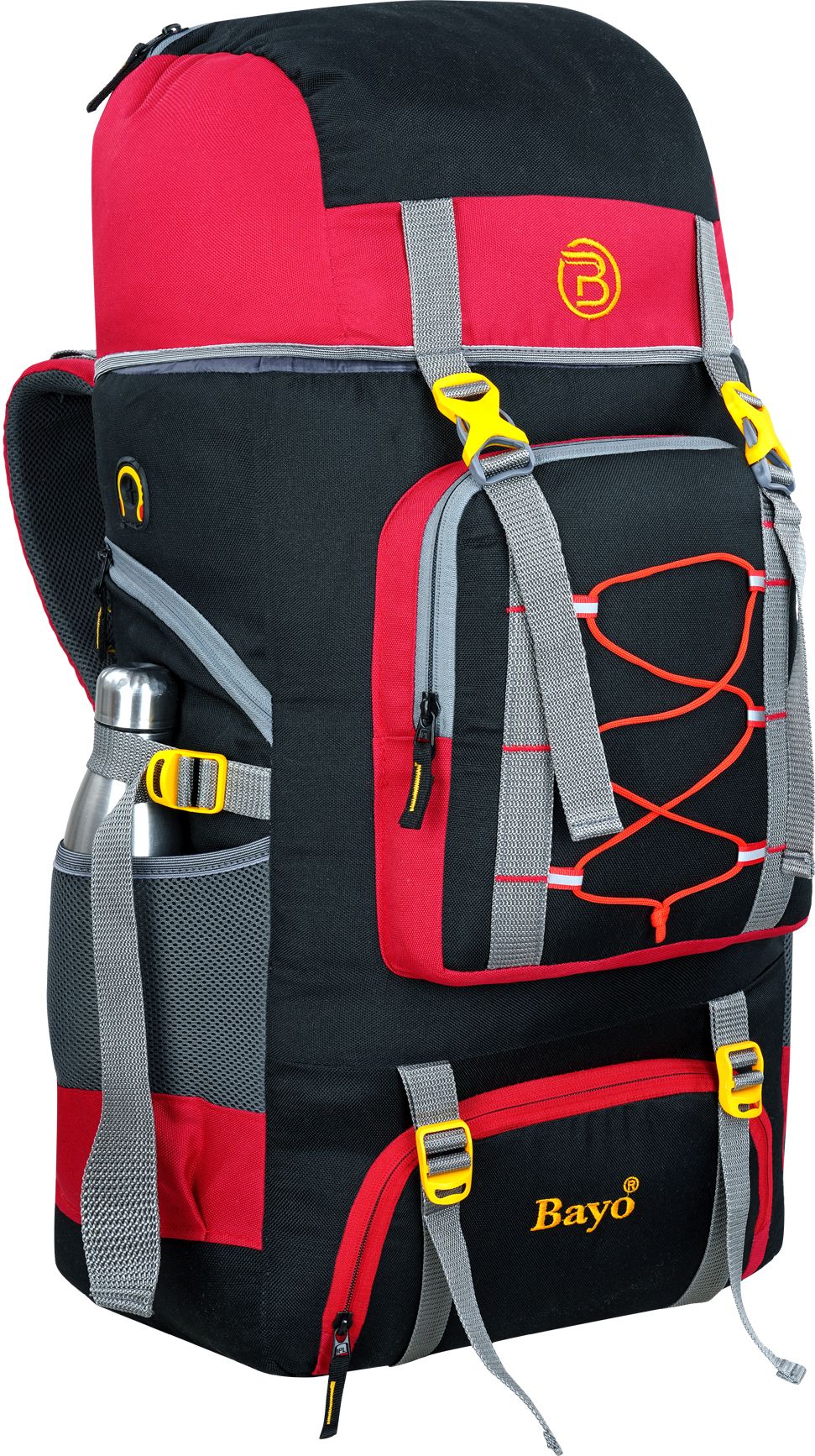 70 L Hand Duffel Bag - 26Inch Travel Backpack for Outdoor Sport Camping & Hiking rucksack Bag Men/Women - Black, Red - Large Capacity-image-39