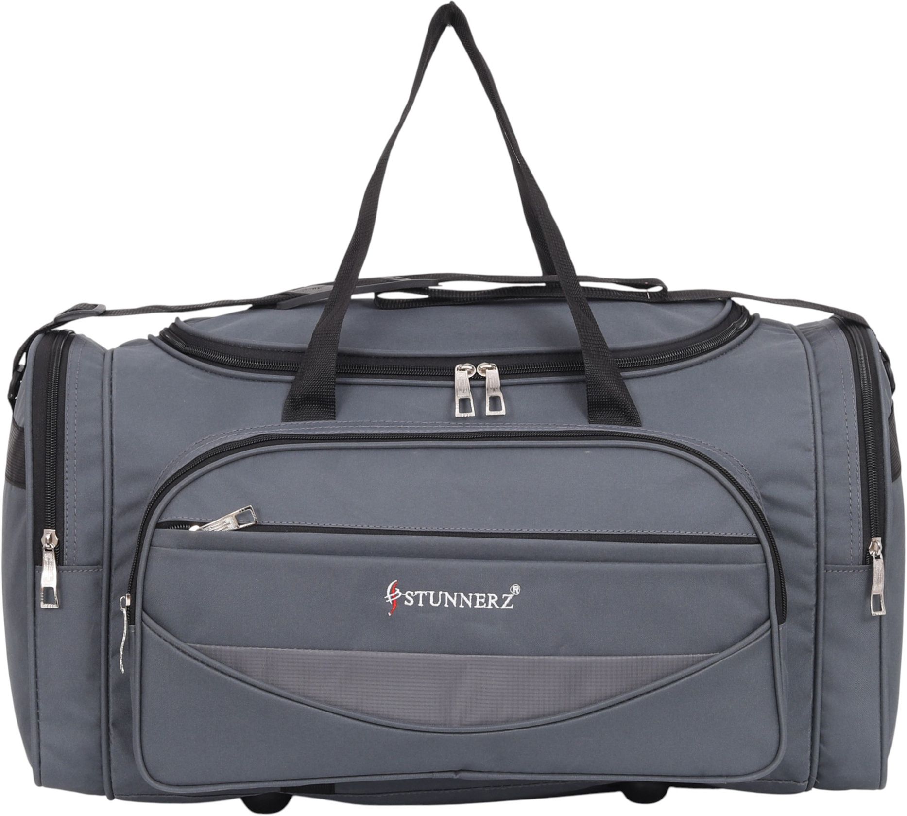 70 L Hand Duffel Bag - Premium Large Capacity Travel Duffel Bag | Elegant Multipurpose Design | Grey - Grey - Large Capacity-image-42