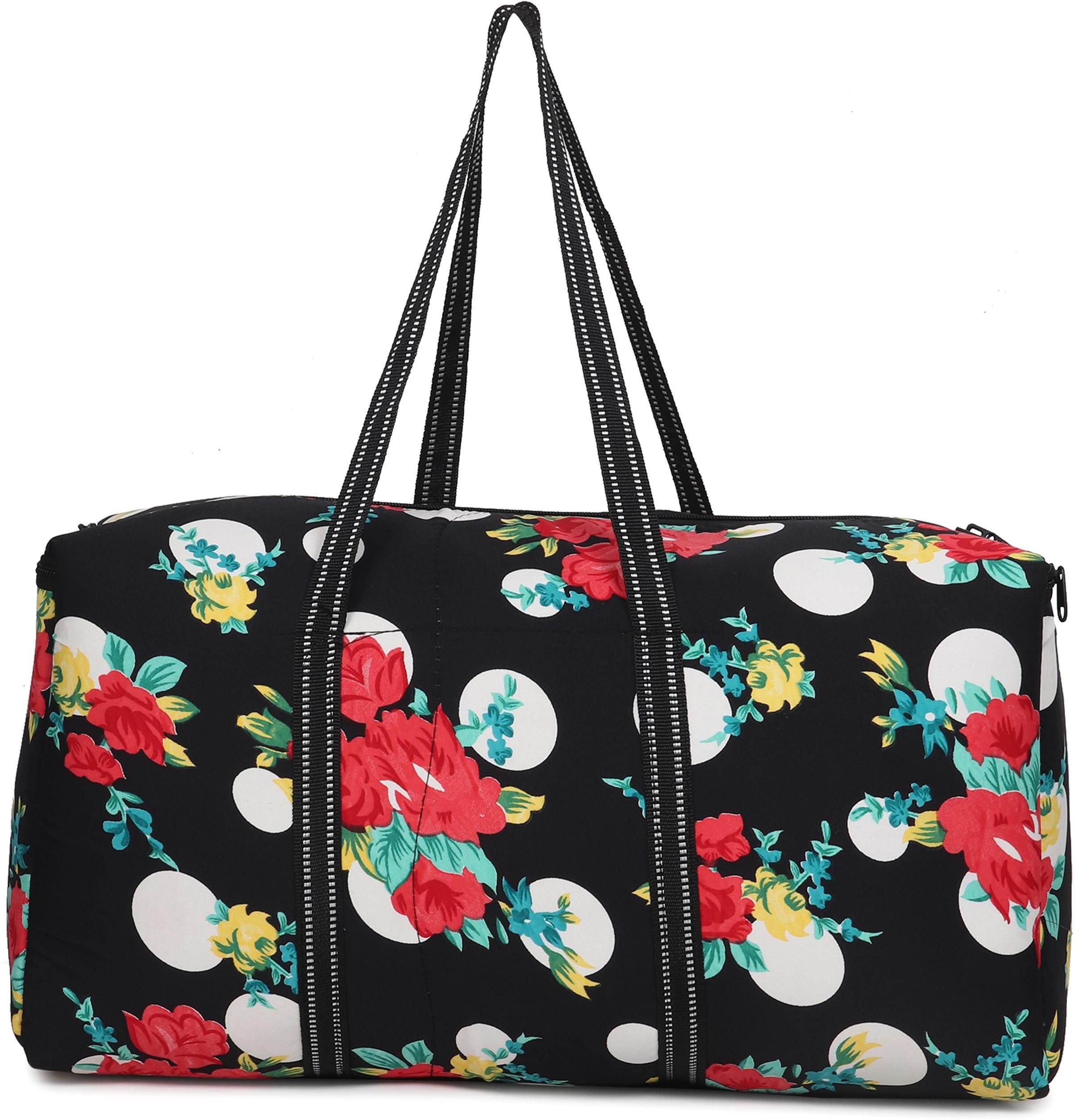 10 L Hand Duffel Bag - Travel Bag Man Woman & Girls Beautifull Print and Extra Space - Multicolor - Regular Capacity-image-47