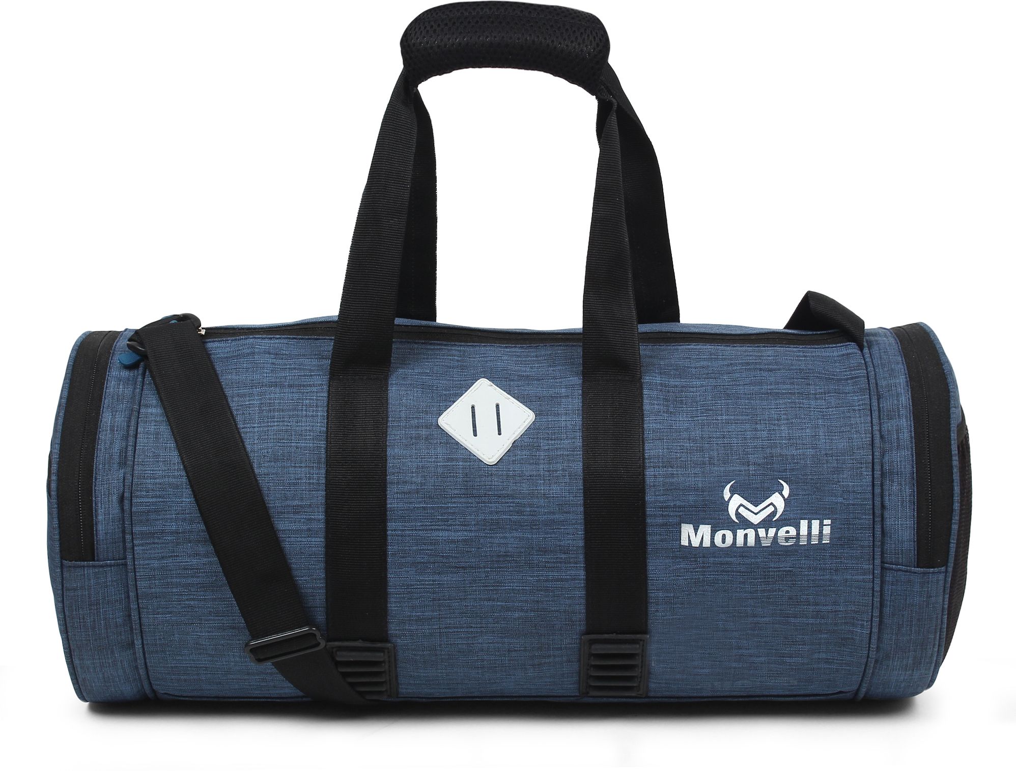 30 L Gym Duffel Bag - Gym Duffle Bag for Men and Women with Multiple Pockets - Blue