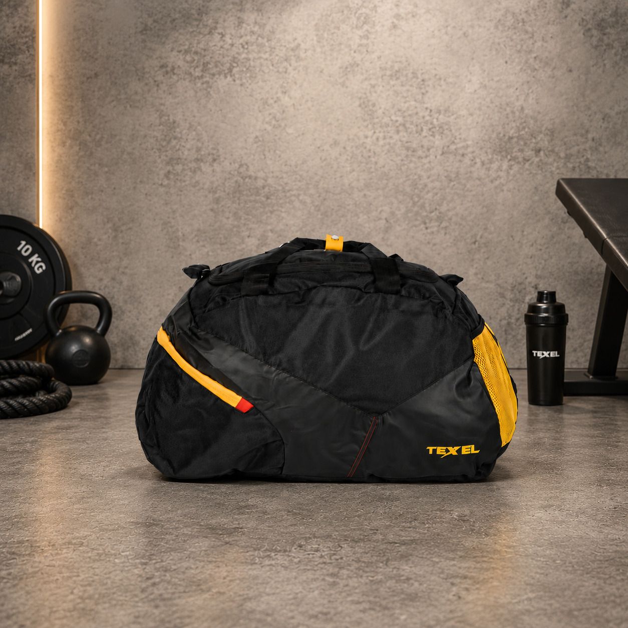 40 L Gym Duffel Bag - ThunderFlex Gym Bag - Black-image-18