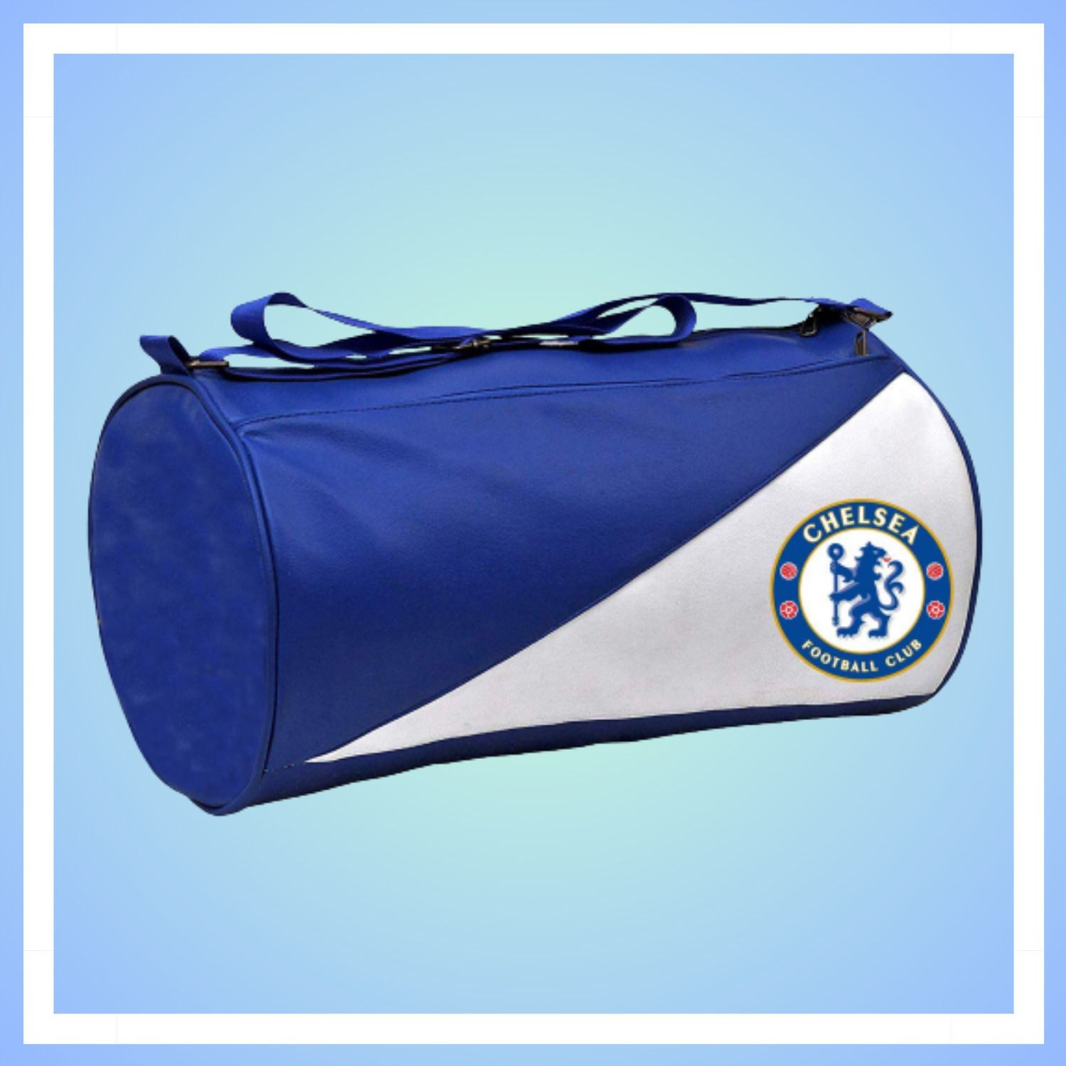 cool indians 20 L Gym Duffel Bag - Duffel Bag || Gym Bag For Men || Fitness Kit || Shoulder Gym Bag - Blue, White-picture-22