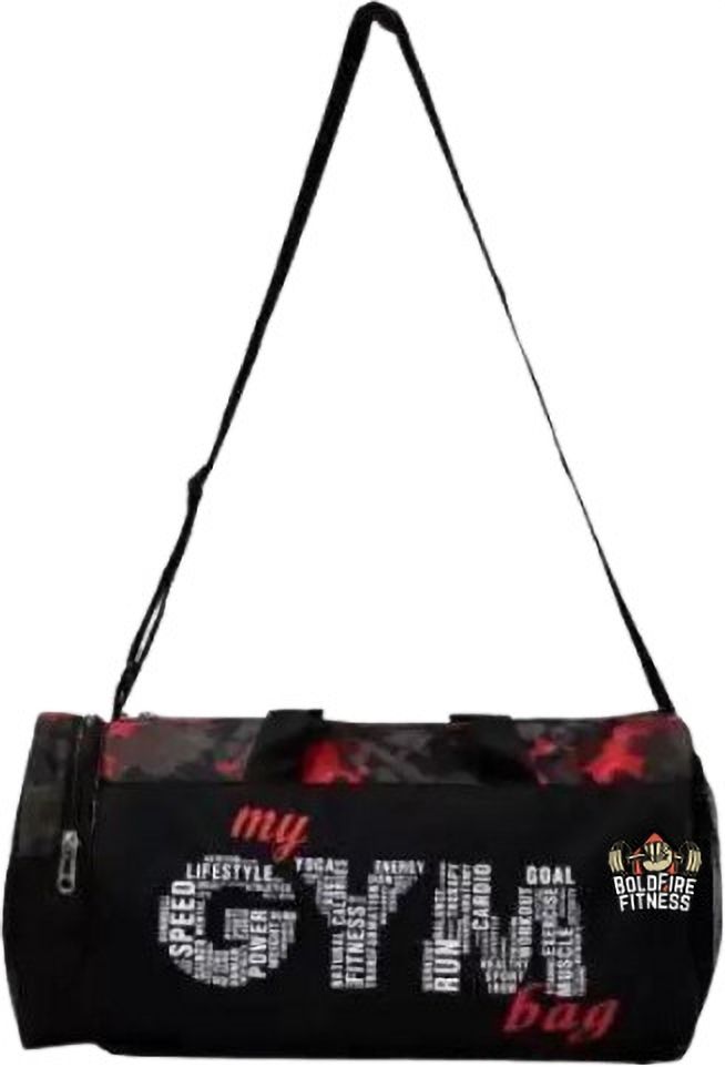 20 L Gym Duffel Bag - Fitness Bag, Gym,Multipurpose with Side Compartments for Man, Women. - Black-image-49
