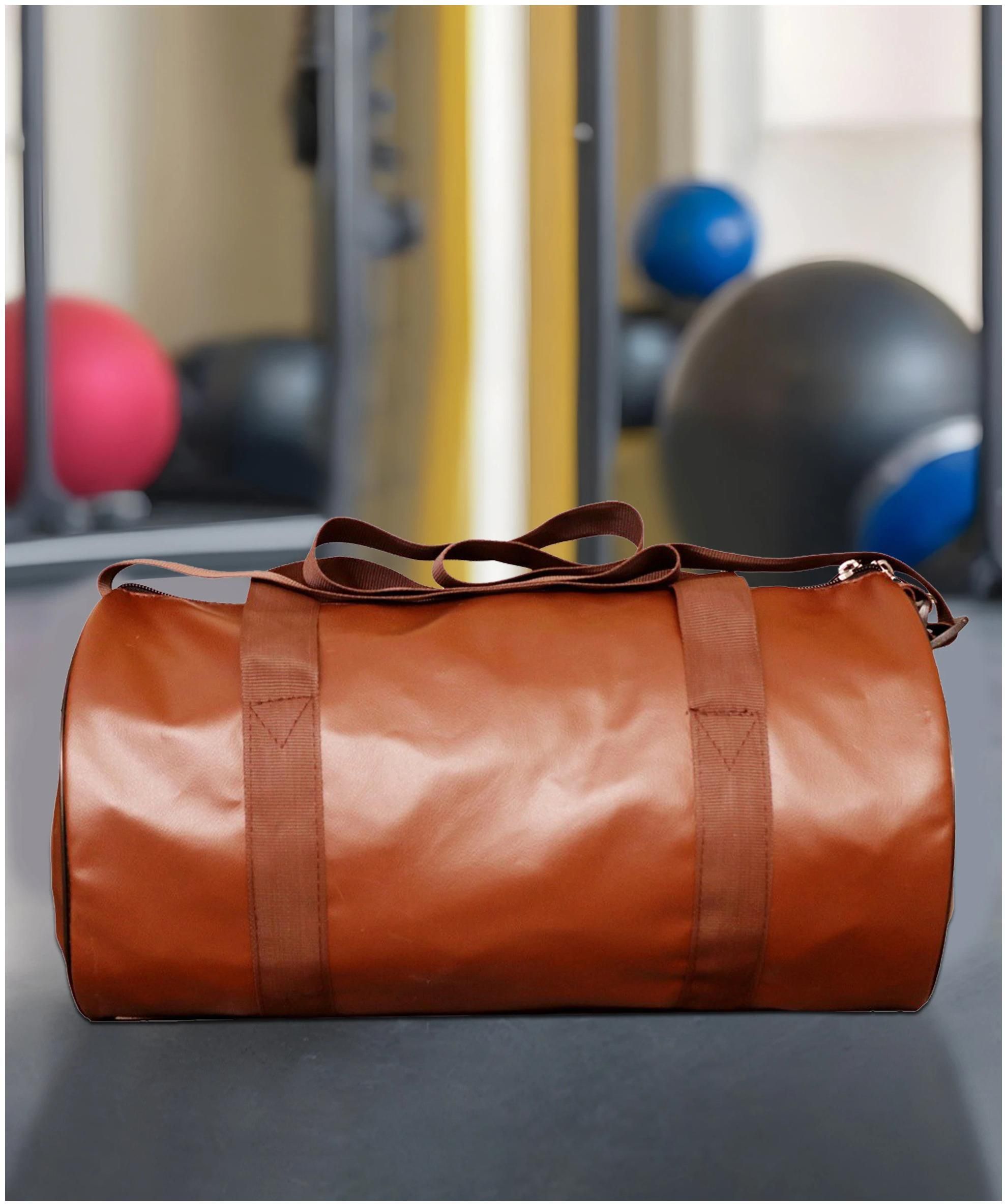25 L Gym Duffel Bag - matt - Brown-image-5