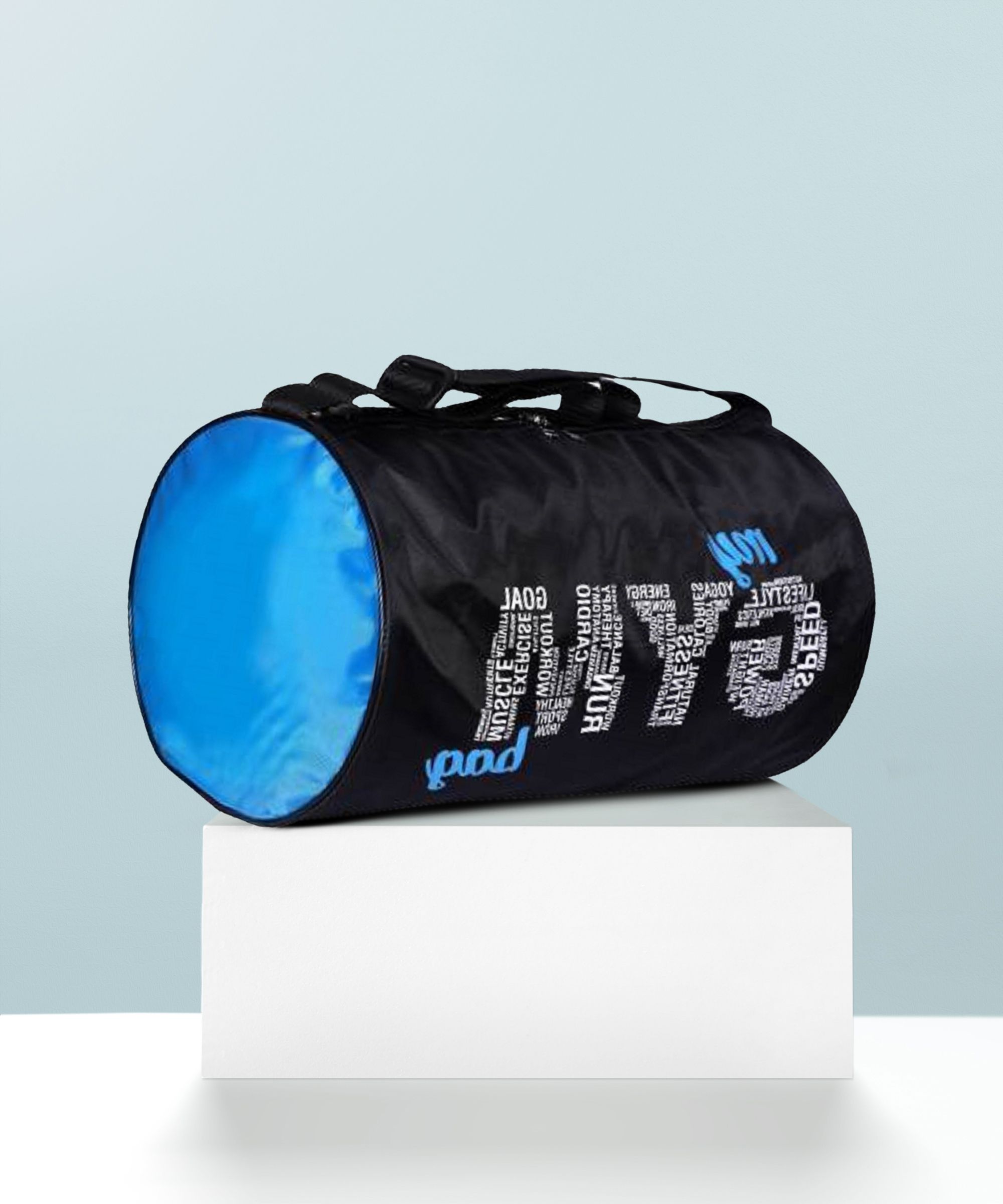 emmcraz 30 L Gym Duffel Bag - sport bag for gym and travel with spider protein shaker fitness kit - Blue, Red-picture-13