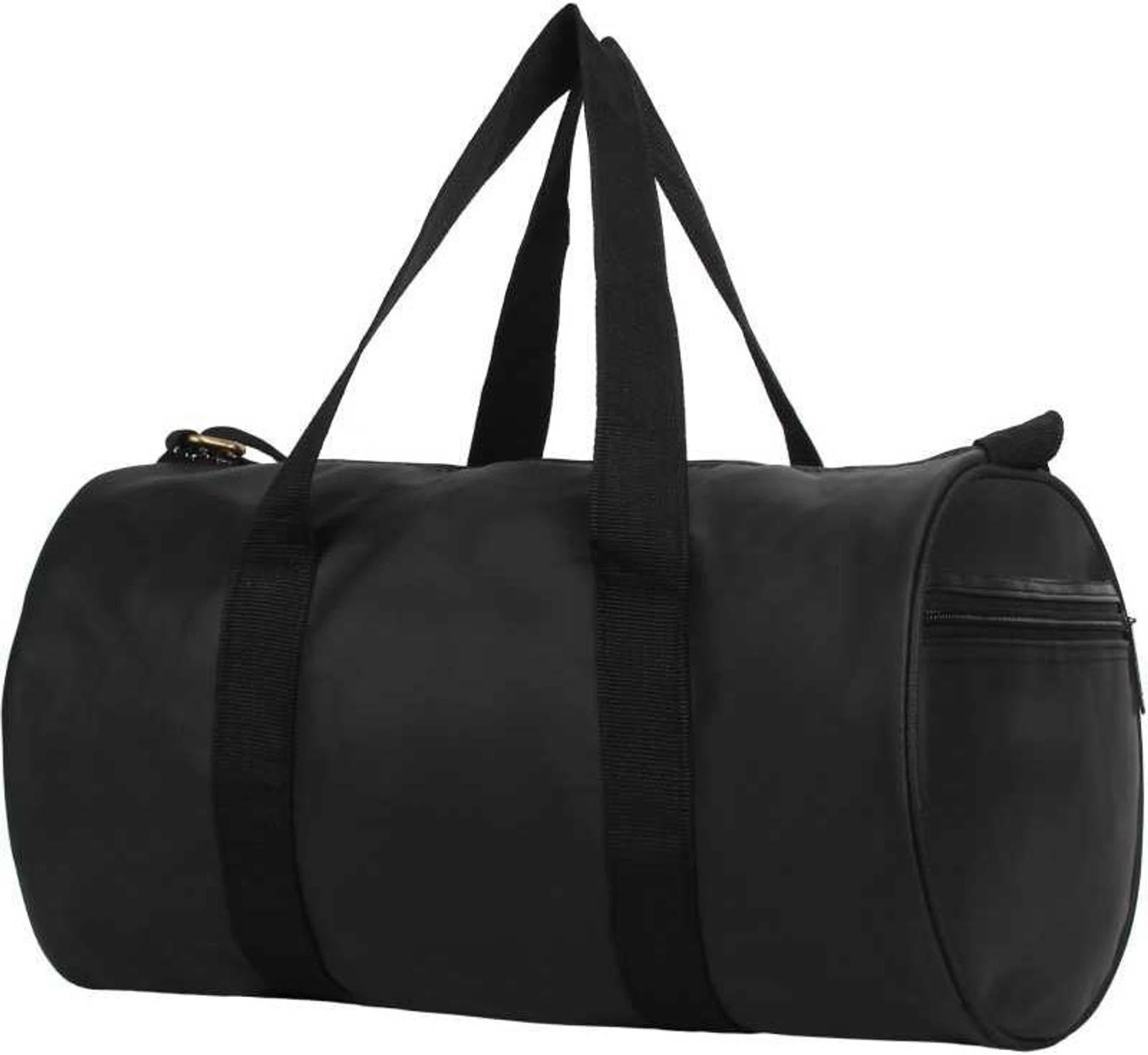 20 L Gym Duffel Bag - Stylish Leather GYM bag For Men & Women Travel Side Crossbody Sport Kit Bag - Black-image-28