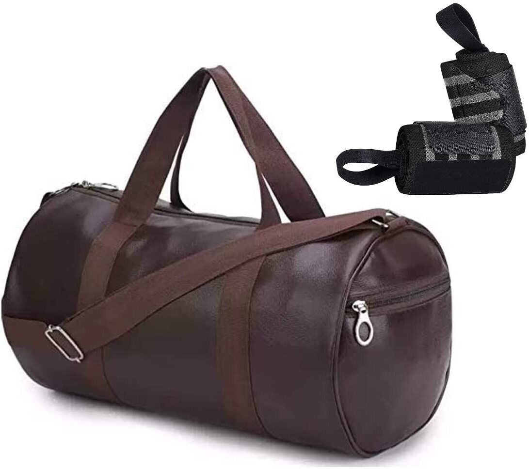 23 L Gym Duffel Bag - Duffel Bag Sports and Travel Bag For Men & Women - Brown