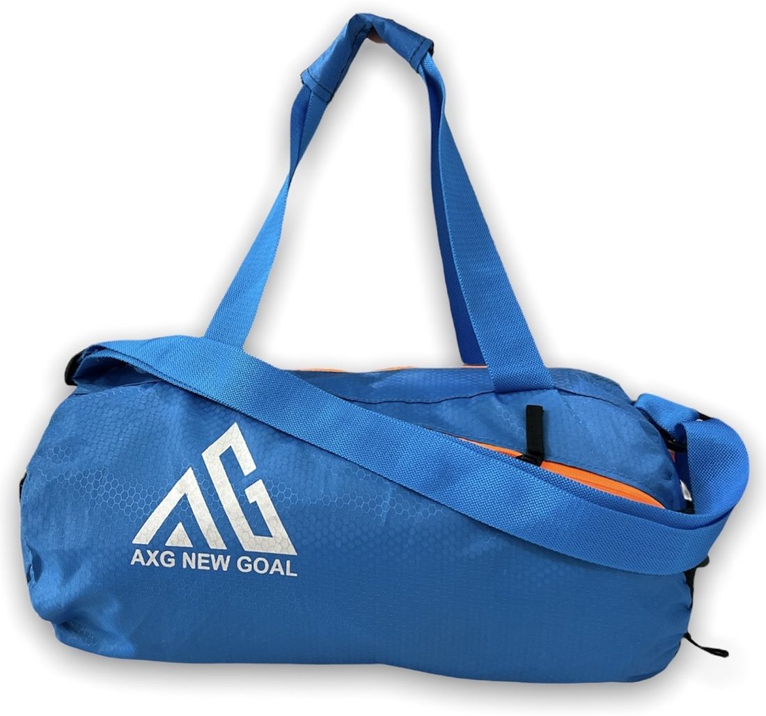 20 L Gym Duffel Bag - Cylinder Styled with many pockets - Blue-image-6
