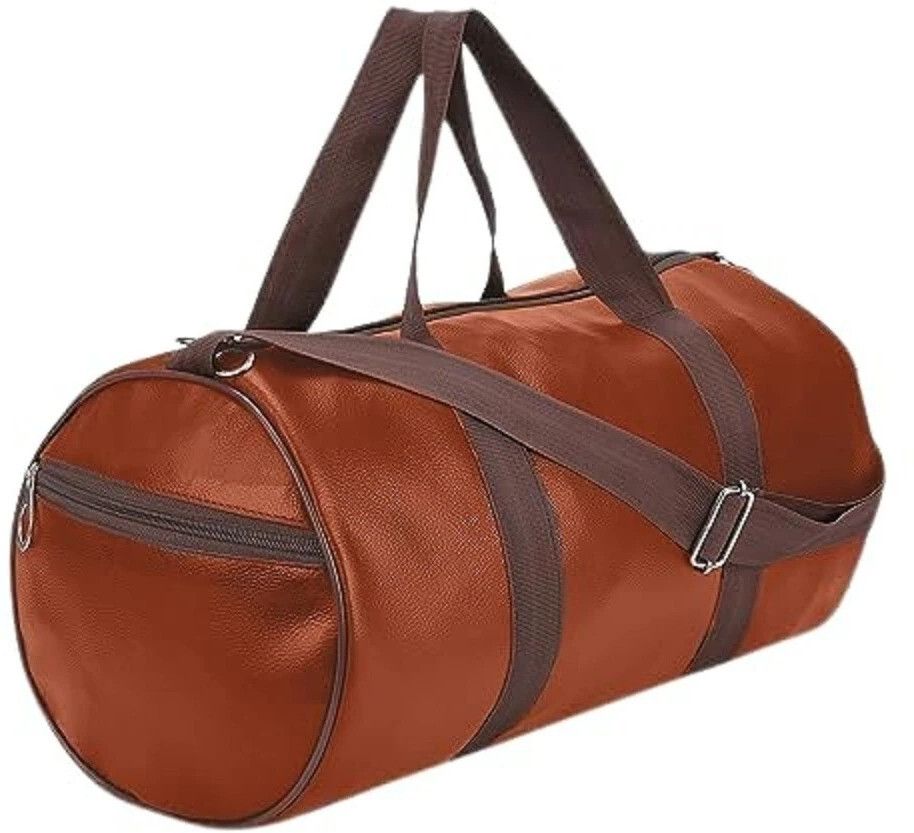 20 L Gym Duffel Bag - Tan Rex Multipurpose Gym/Sport Bag with Front Pocket (Brown, Kit Bag) - Multicolor-image-46
