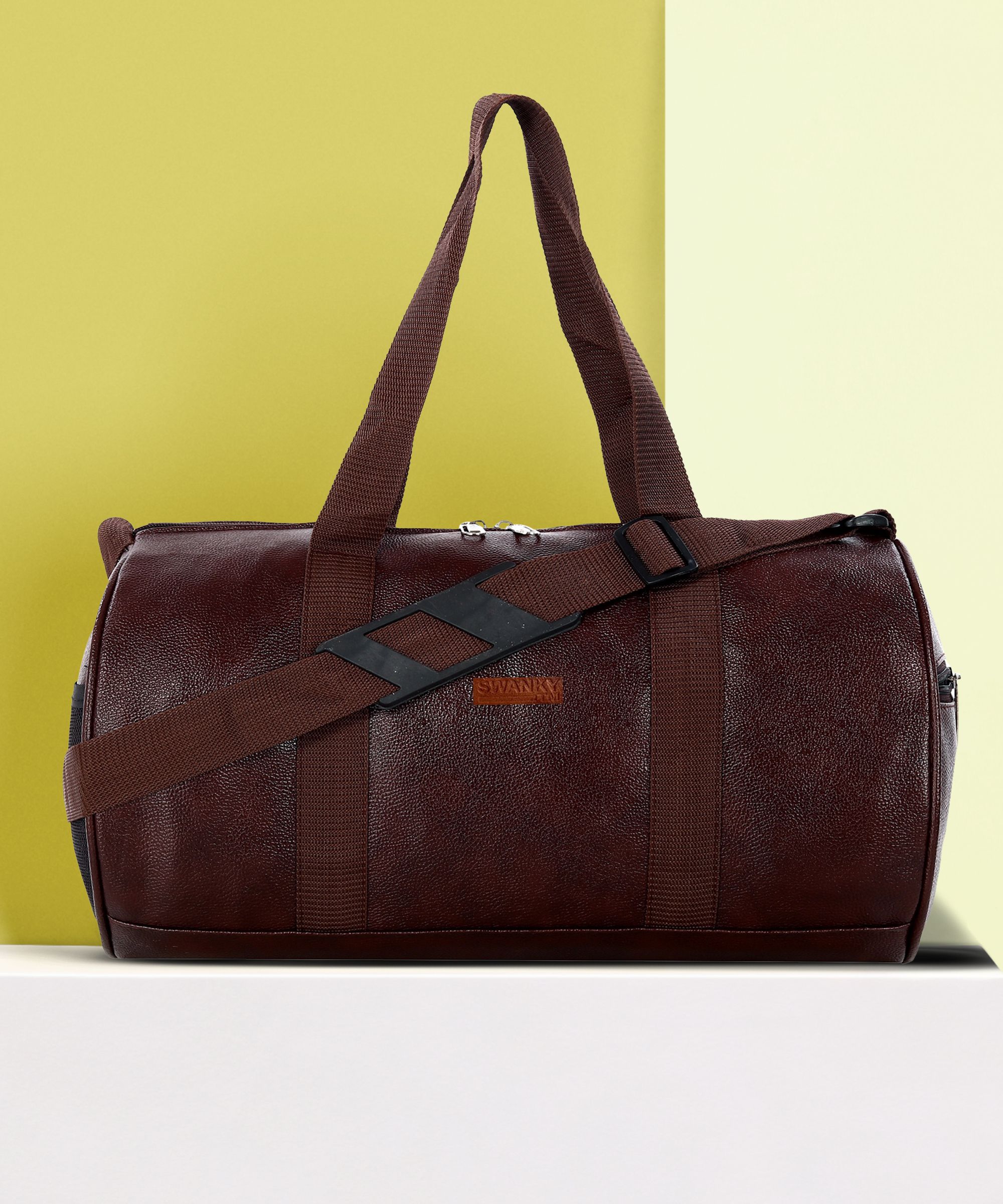 40 L Gym Duffel Bag - New Moving Trendy Duffle Travel Bags For Girls Boys Travelling Small Luggage - Grey-image-36