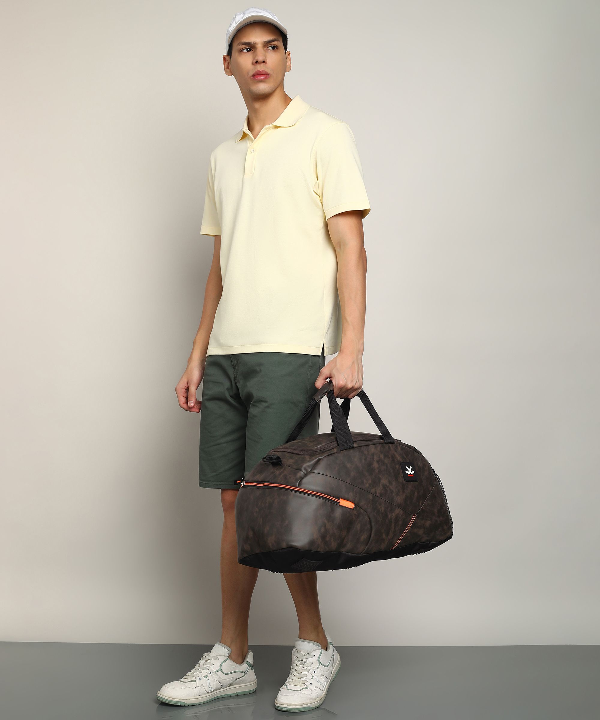 40 L Gym Duffel Bag - BLAZE Unisex Bag for GYM/DUFFLE-40L - Brown-image-22