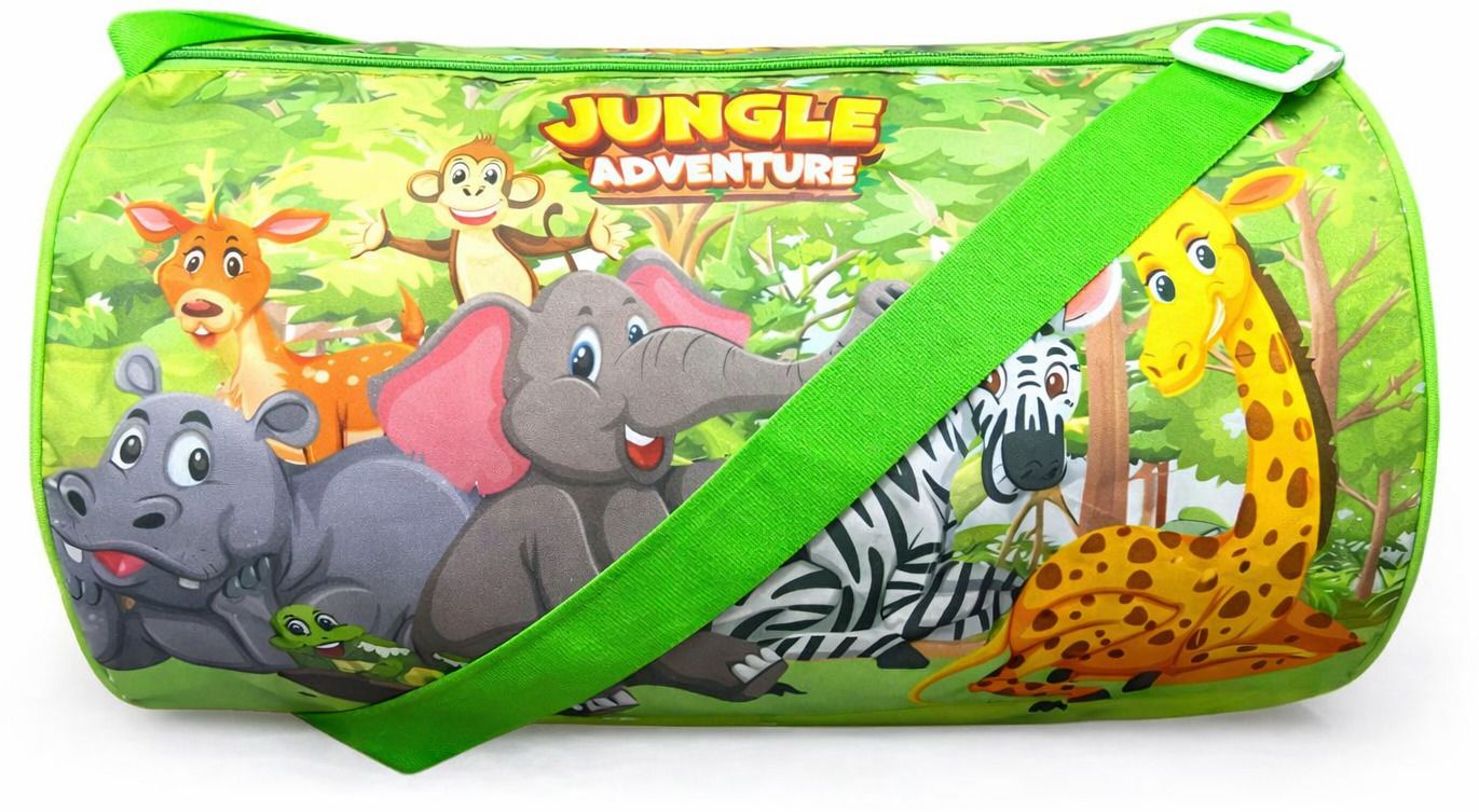 20 L Gym Duffel Bag - Kids Duffel Bag with Strap, Water Resistant Cartoon Travel Bag for Boys & Girls - Multicolor-image-7