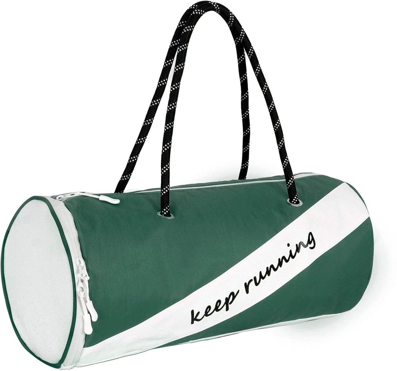 16.24 L Gym Duffel Bag - Duffle Gym Bag Sports Shoulder Bag with Shoes & Wet Pocket Compartment - Green-image-34