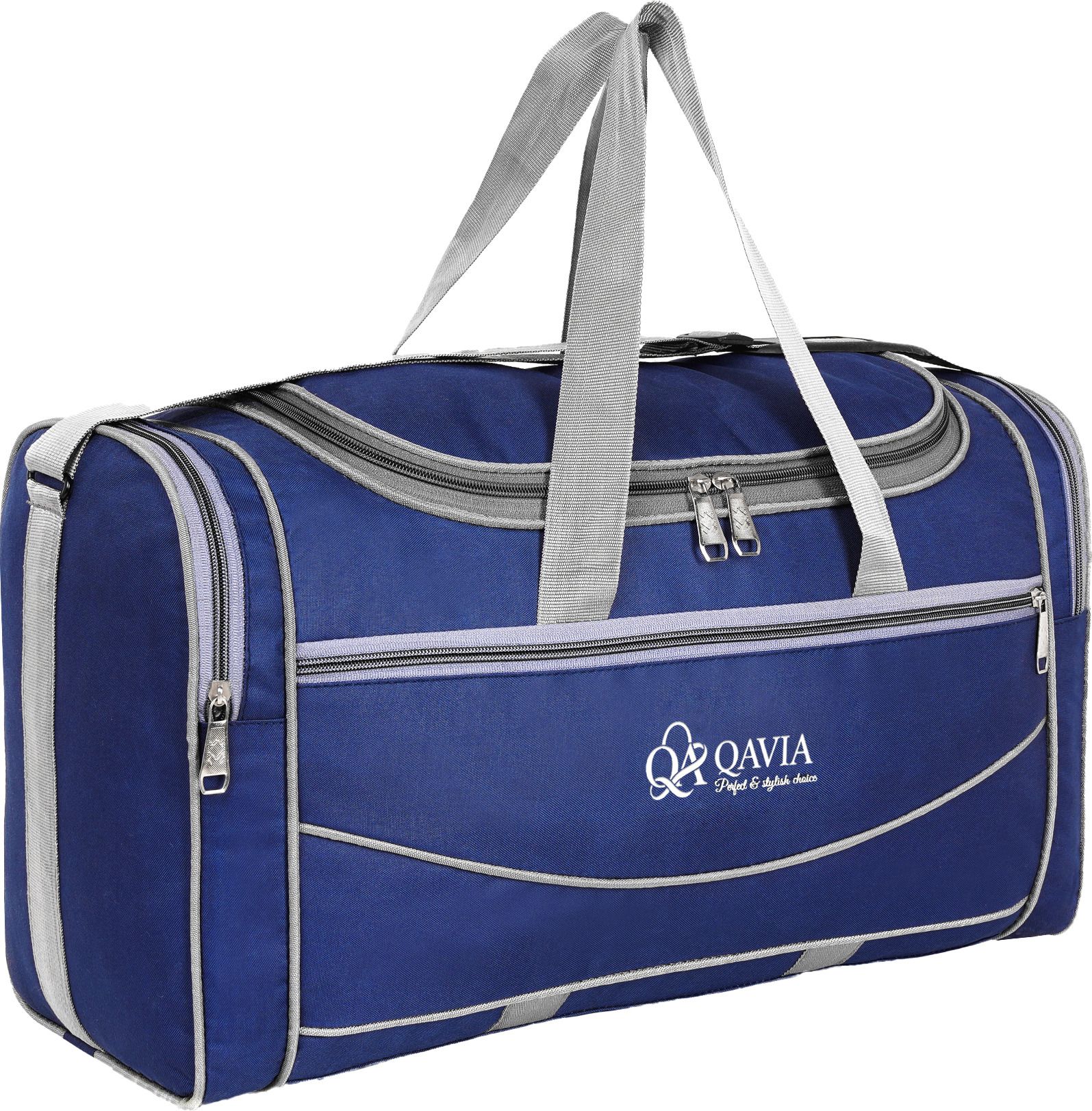 65 L Hand Duffel Bag - Travel & Luggae Duffle Bag Multipurpose Foldable Duffel for Men & Women - Blue - Large Capacity-image-26