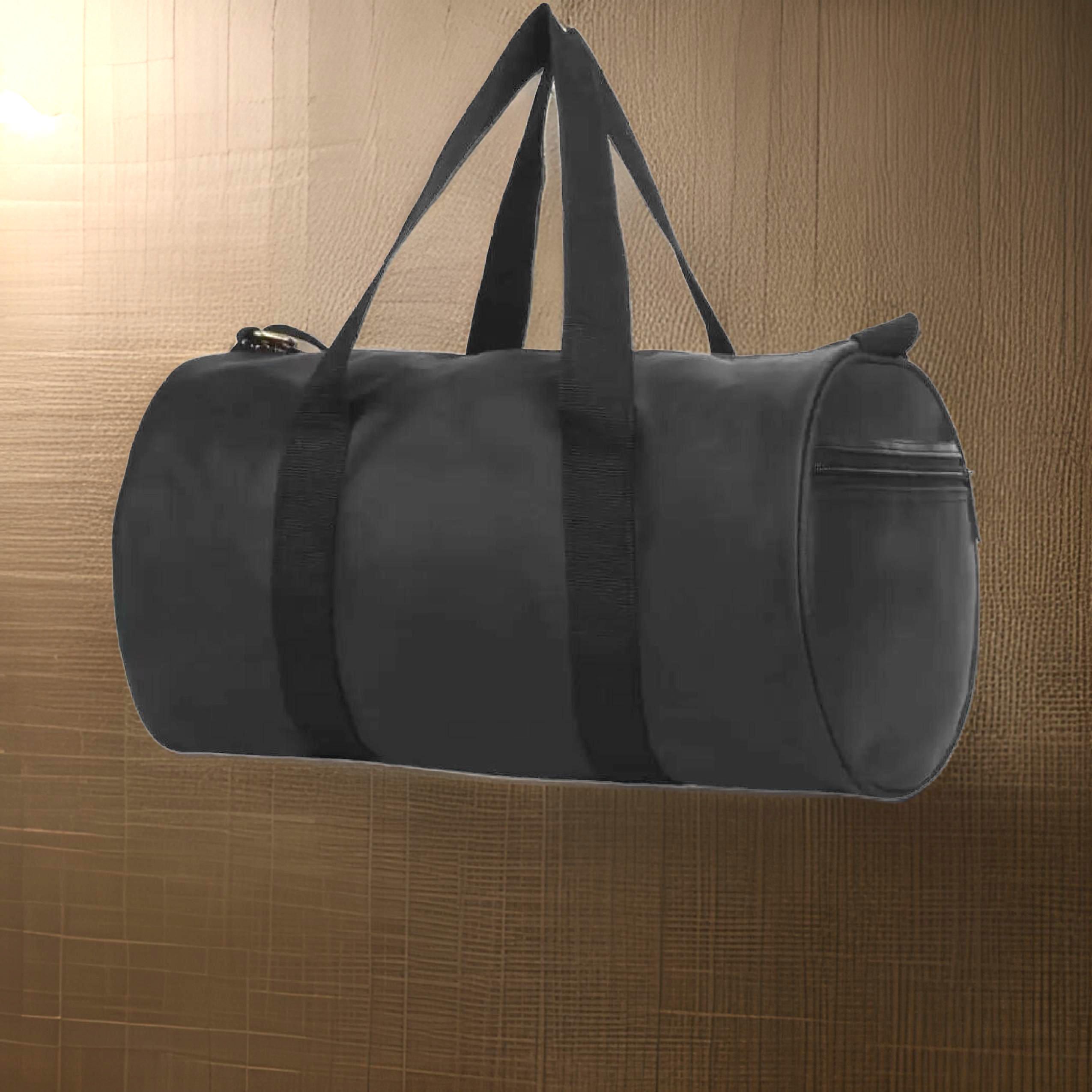 25 L Gym Duffel Bag - Sports Gym Bag for Men and Women, Travel Duffel Bag (S-17.5 INCH) - Black