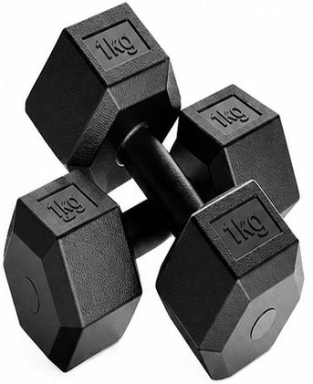 l'avenir Fitness 1kg * 2pc PVC Dumbbell Set - Best Heavy for Home Exercise Fixed Weight Dumbbell-picture-27