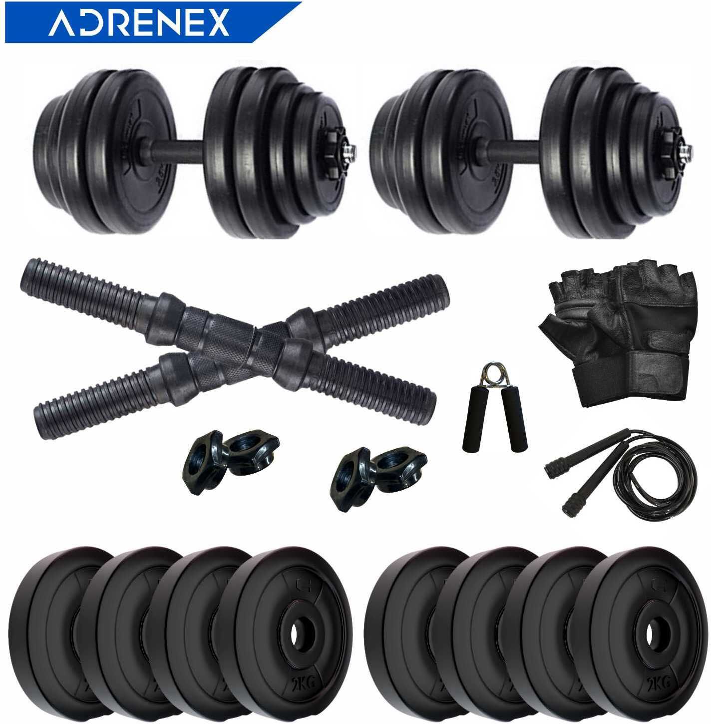 16 kg PVC DRB 16 KG DM COMBO 2 Home Gym Combo-image-31
