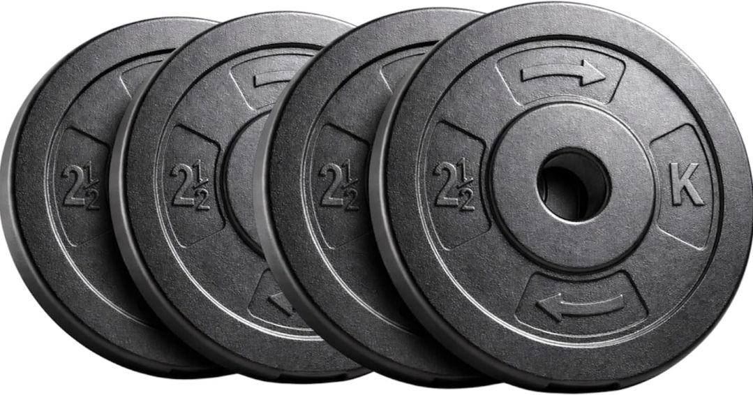 geetafitness (2.5kg x 4) P.V.C weight plates, Filled with concrete, standard weights plates Adjustable Dumbbell-picture-21