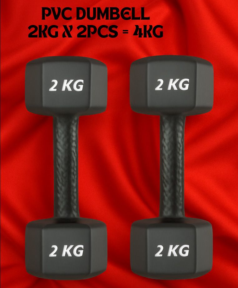 tanvi Dumbbell Set 2KG X 2 PCS, 1 Pair Dumbbells, Hex Dumbbells, Home Gym Fixed Weight Dumbbell-picture-12