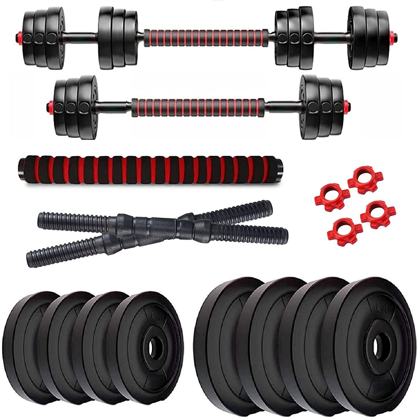 20KG (2KG X 4+3KG X 4) Dumbbell Set,Connector Rod, Combo Adjustable Gym Set Adjustable Dumbbell-image-39