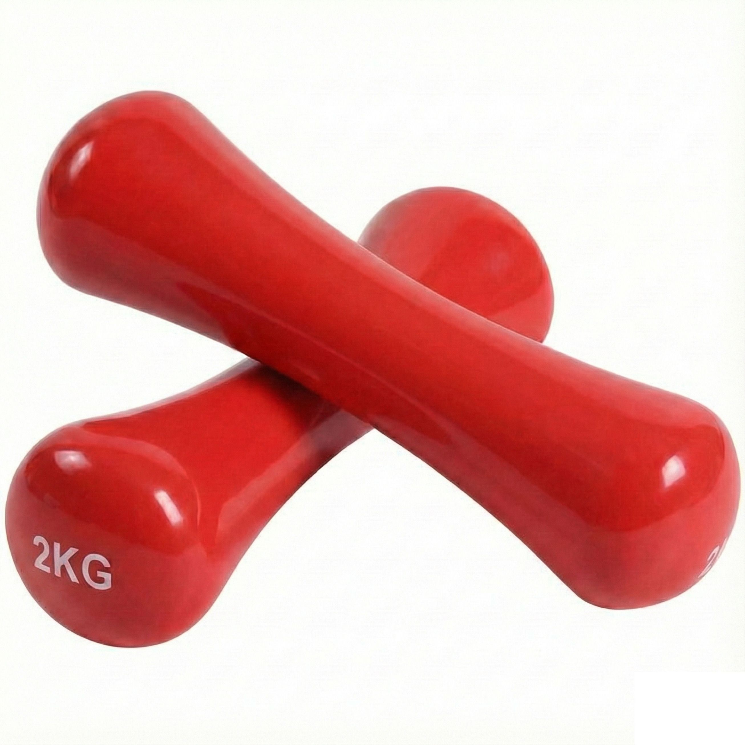 4 kg 2kg vinyl dumbbells set for women and men, bone shape (2kg x 2pcs = 4kg) Home Gym Combo-image-28