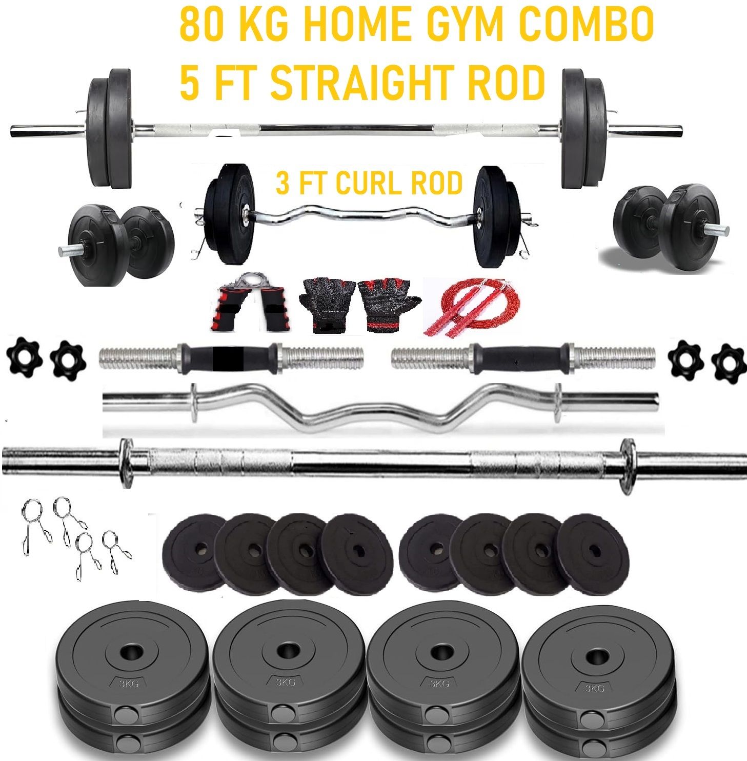 80 KG HOME GYM Adjustable Dumbbell
