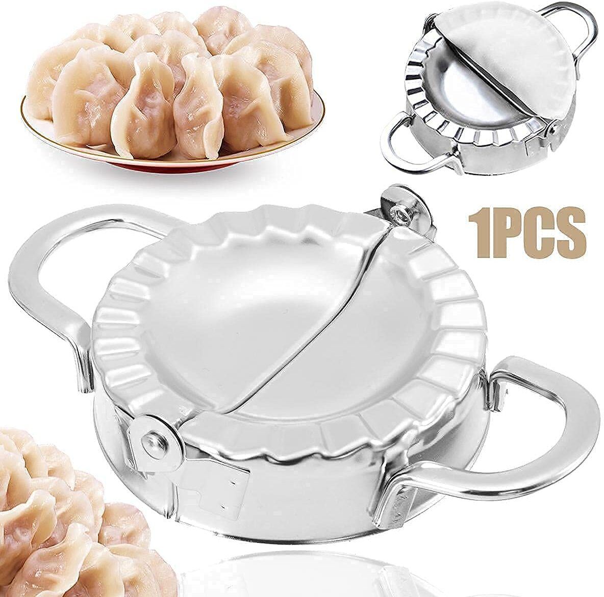 Cold Stainless Steel Dough Press Mould Momos Maker Machine Manual Dough Press