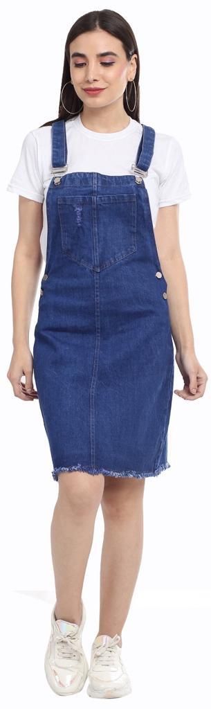 mysha clothing Women Blue Dungaree-picture-14