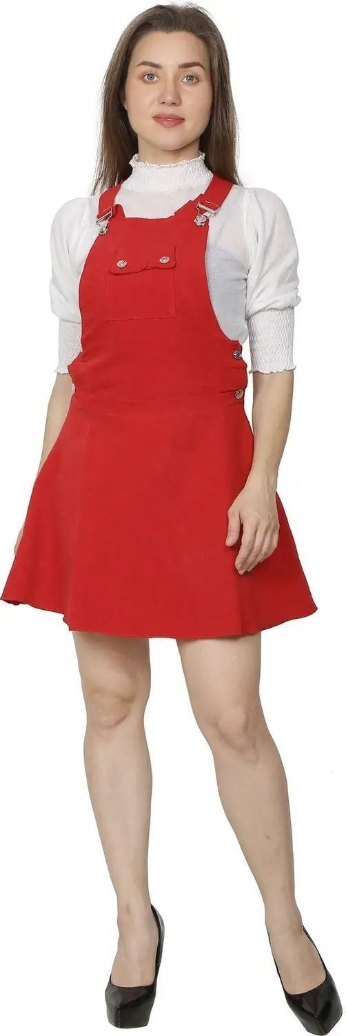 i-keeper Women Red Dungaree-picture-31